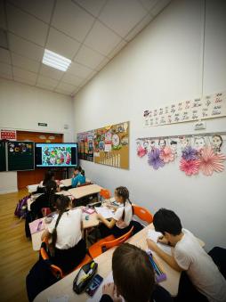 Ученики 2.1 класса нарисовали рисунки на тему: "Мое любимое блюдо"